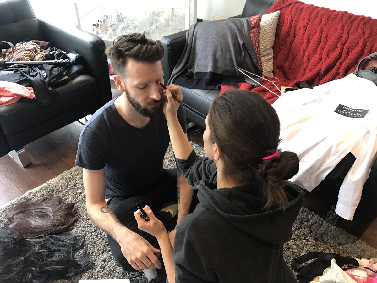 Getting ready for our closeup! #sketchcomedy #comingsoon