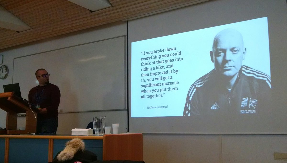 Janne Koponen in front of a whiteboard
