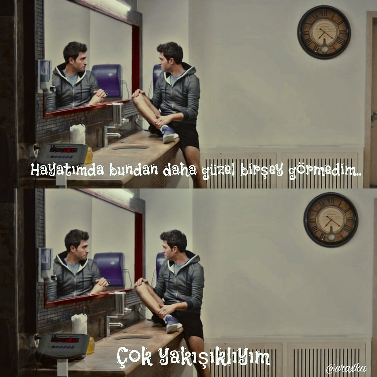 -Hayatımda bundan daha güzel birşey görmedim..
-Çok yakışıklıyım. 😂😂
Bugün Günlerden #BabaCandır 💃
#HalukGüney #UrazKaygılaroğlu