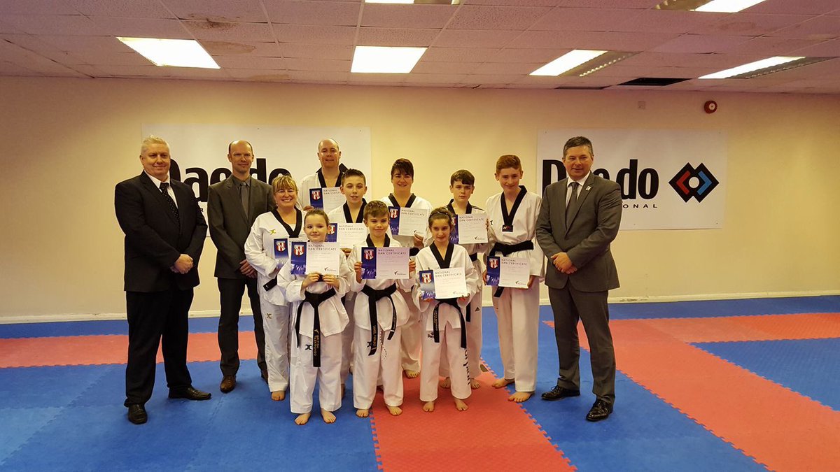 <a href="/BritTaekwondo/">British Taekwondo</a> <a href="/ScorpionTaekwo1/">Scorpion Taekwondo Doncaster</a> Dan grade promotion. Well done to all candidates. Sorry I haven't got a pic of the other group yet.