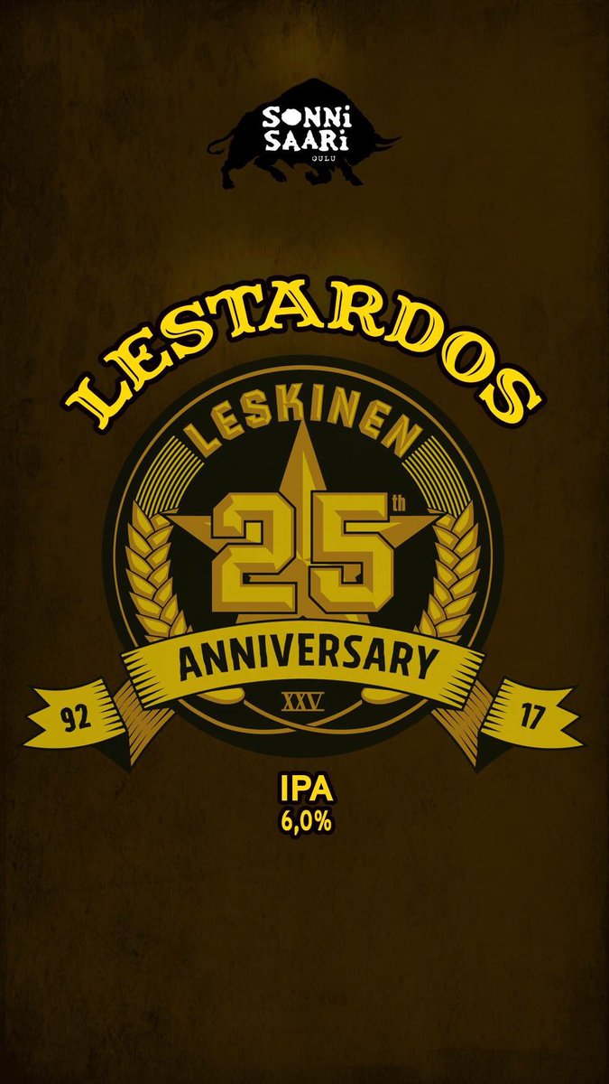 Oluthuone <a href="/Leskisen/">Oluthuone Leskinen</a> 25v synttäriolut on nimeltään Lestardos.