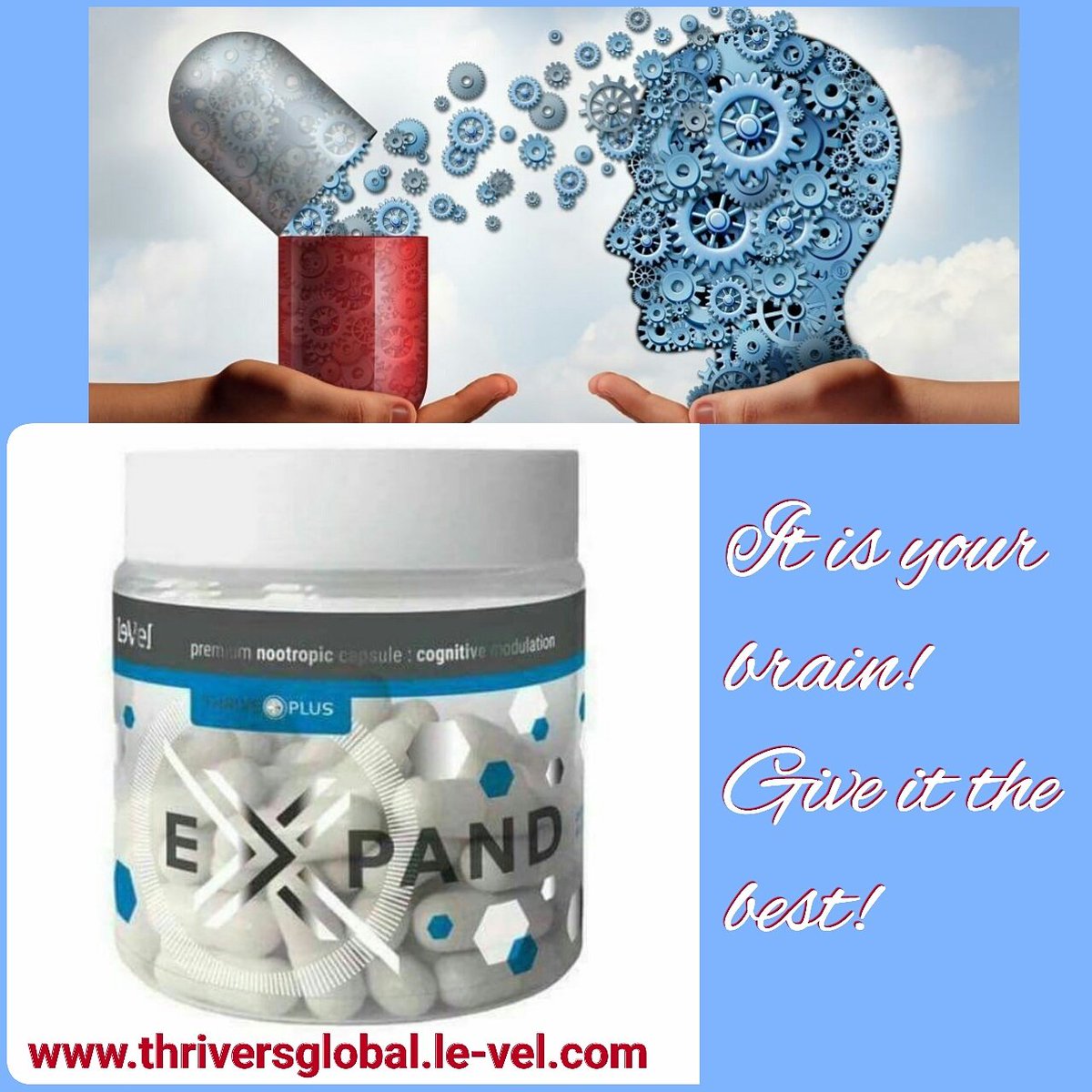 cdhuerta's tweet photo. It needs nutrition too. 

Es tu CEREBRO! Dale lo mejor! El también necesita nutrición.

#nootropics #nootropicos #expand #brain #cerebro https://t.co/o2fPjghmBp