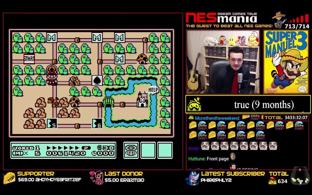 Jv Jeux Video On Twitter Piotr Delgado Kusielczuk N A Plus Qu Un Seul Jeu Nes A Conclure Pour Son Incroyable Marathon C Est En Direct Ici Https T Co 8haii2s1k2 Https T Co Iex4aawi5r