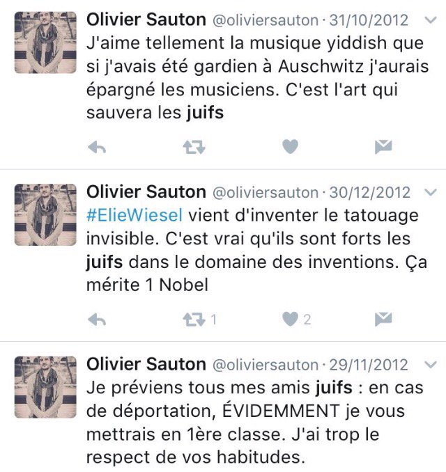 rglucks1's tweet photo. L'heure est à l'antisémitisme cool, avec casquette ou mèche rebelle. De Mehdi Meklat à Olivier Sauton, la même gerbe. https://t.co/36lgam3jQx
