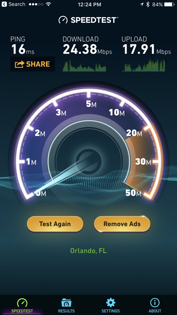KentSkiles's tweet photo. Thanks for the Free WiFi @DISupdates! You must have a heck of a lot of bandwidth to have decent speed for thousands #TechiePost #Daytona500 https://t.co/2O14B5kwgI