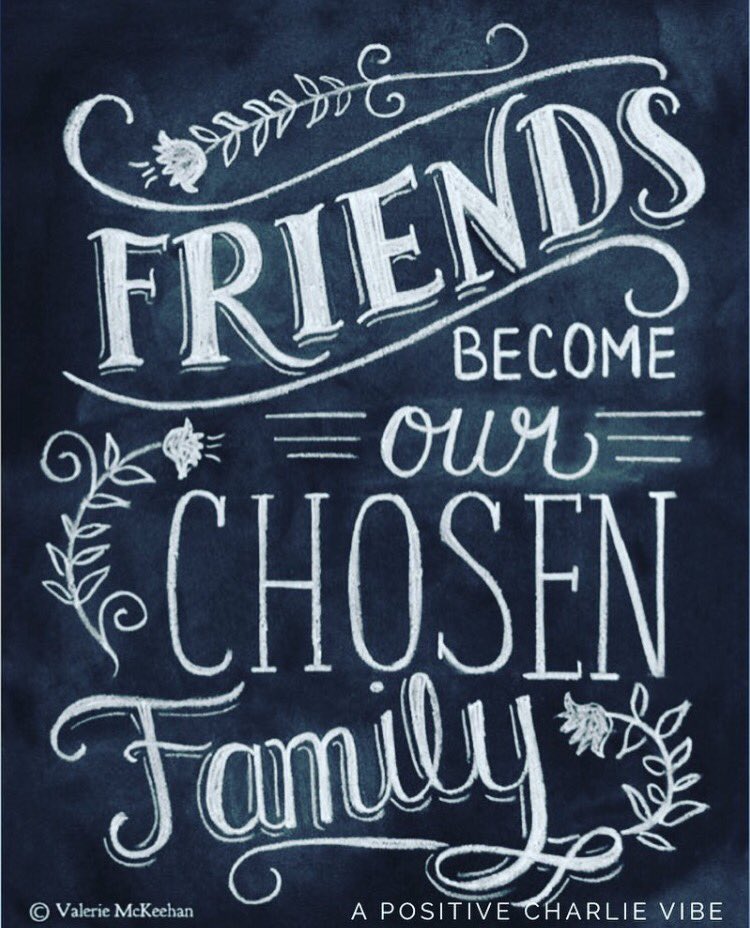 PositiveCharles's tweet photo. Friends are the family you choose. ~Jess Scott #friends #family #love #PositiveCharles #ThinkBIGSundayWithMarsha https://t.co/ifxaf4dTjf