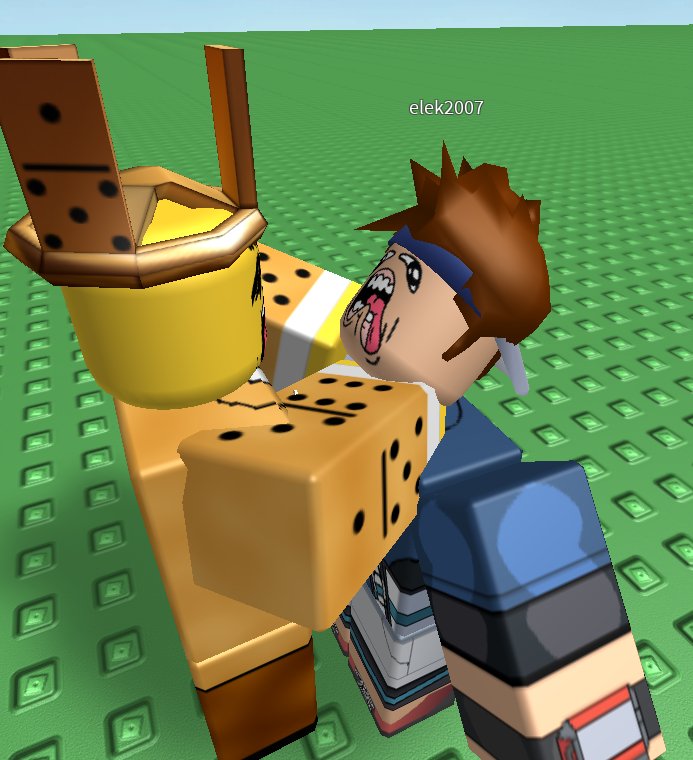 elek2007's tweet photo. @RBLXLyriix @The_Y05H1 he is! now get him off me! AHH!!! https://t.co/qlI2kWWdeN