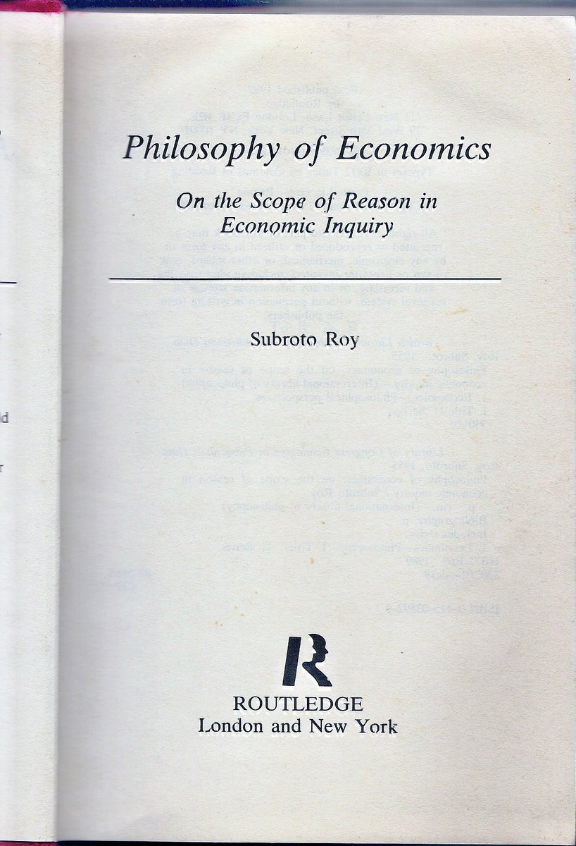 subyroy's tweet photo. To see why #kennetharrow s #impossibilitytheorem is in fact a muddle you'll have to read my 1989 book which KJA knew https://t.co/72srqCxEOz https://t.co/zV9QDlrlAt