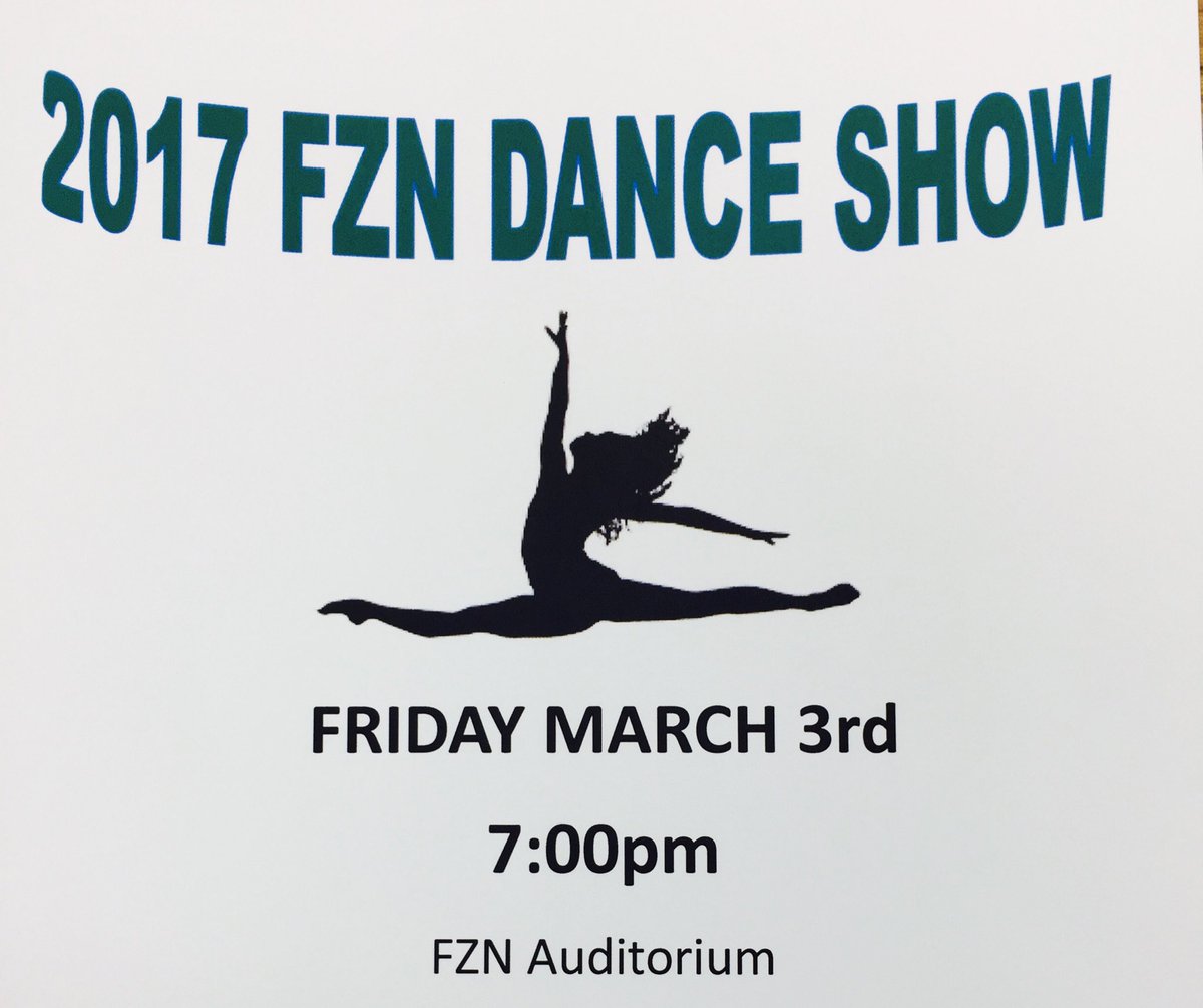 FZNDance's tweet photo. Tickets $5 at Lunch - $7 at the door. It's an awesome show. Don't miss it ! https://t.co/EE1GUGqrN9