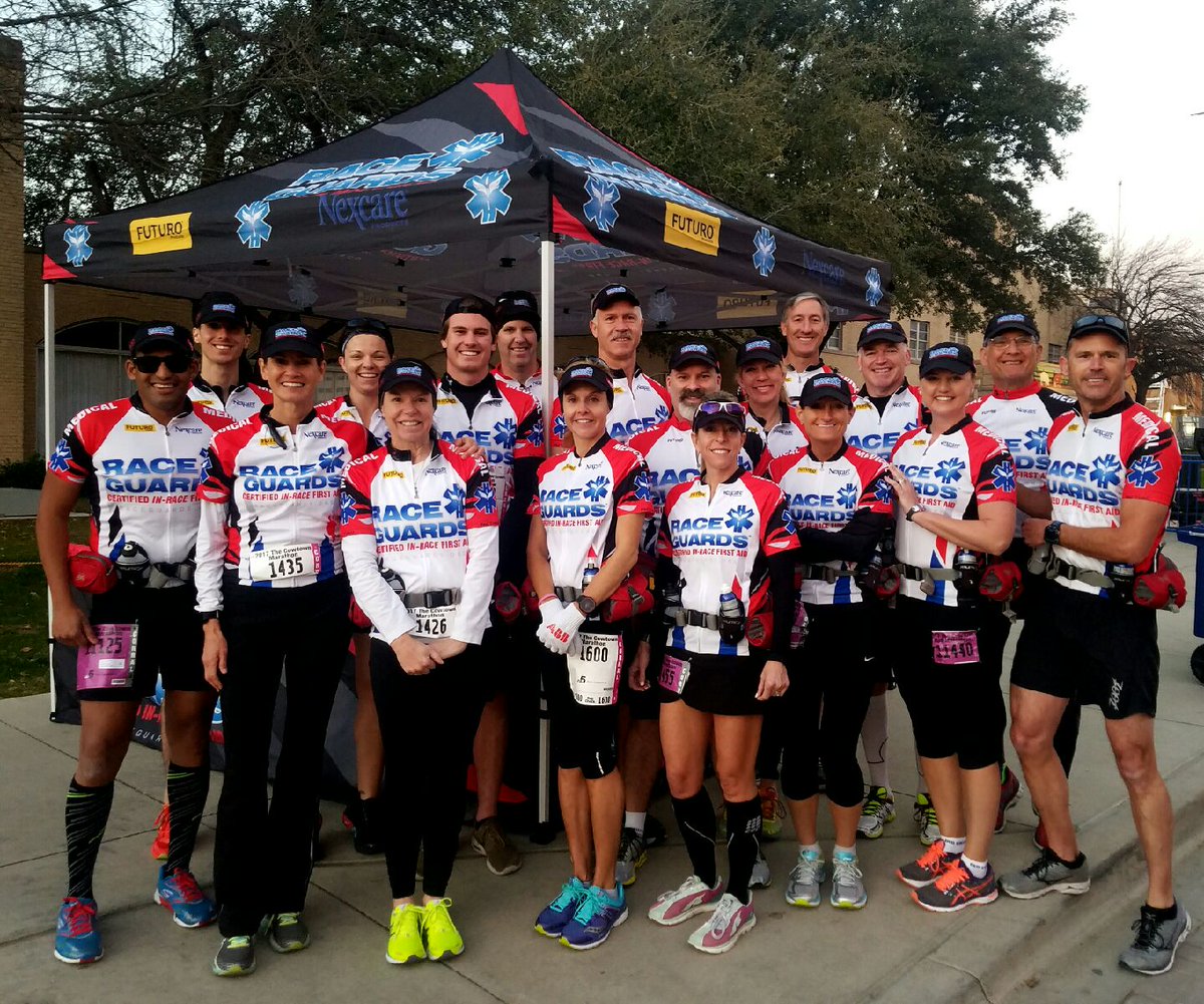 RaceGuards's tweet photo. It's time for the @thecowtown! We are on course keeping you safe #starttofinish! Run Safe! #raceforgood #braceforadventure #RunCowtown https://t.co/TqyejH25Ip