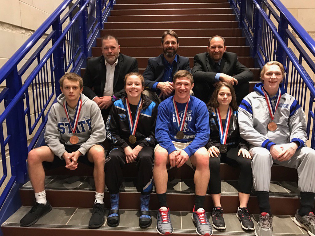 bigroodat's tweet photo. Congratulations to our Roo  Wrestlers who medaled at this weekends UIL State Tournament! #RooPride #weatherfordisd https://t.co/vGyGNBaykz