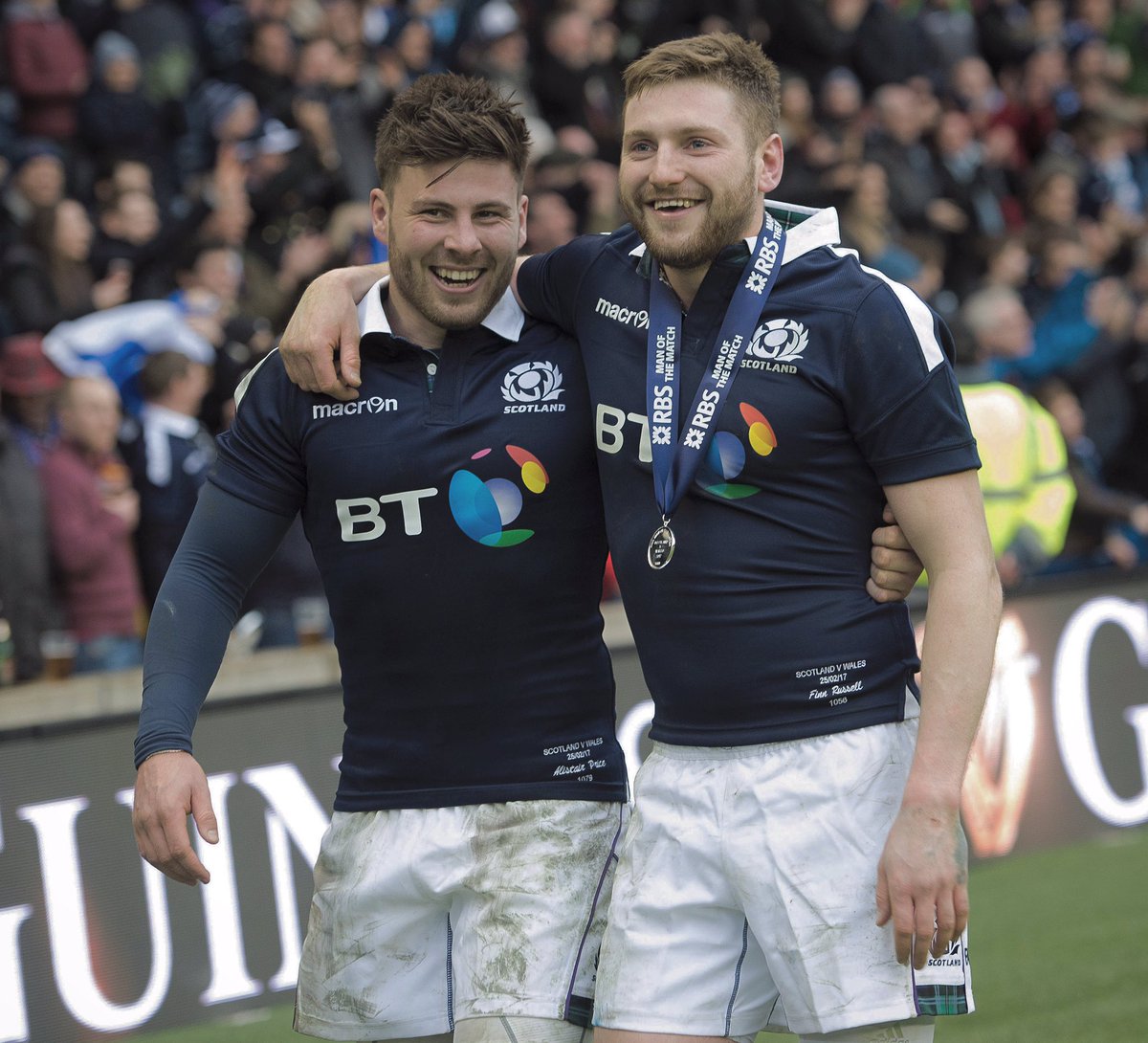 Finn Russell on Twitter: "Great way to bounce back and get a win against at  tough Welsh side yesterday. The support was amazing again! #asone… "