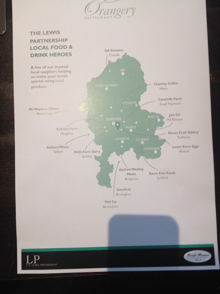 billyoungnsch's tweet photo. Excellent marketing from the Lewis partnership @themoathouse promoting local produce @RTfarmers @SAIGlobal https://t.co/gXBTDtQNLV