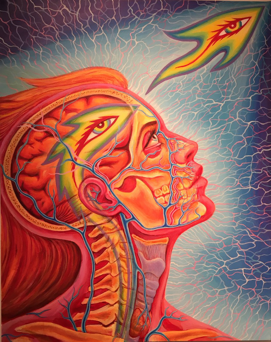 HiDimensions's tweet photo. "The soul is the perceiver and revealer of truth." - Emerson Artist: Alex Grey https://t.co/uuZZFAuIdR