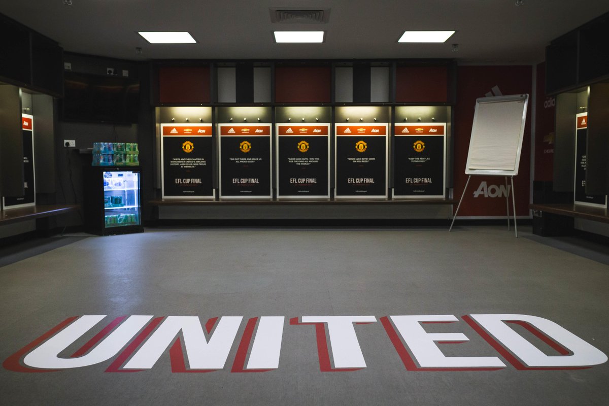 ManUtd's tweet photo. "Go out there and make us all proud, lads!"

Your messages, their inspiration. Thanks for your words of support. Come on #MUFC! https://t.co/AugxNtfvan