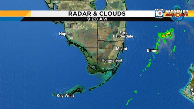 Line of showers over Atlantic, capable of producing waterspouts, will move SW at 10-15 mph. #miami #FLL #FLkeys https://t.co/DZVK8uPX9c