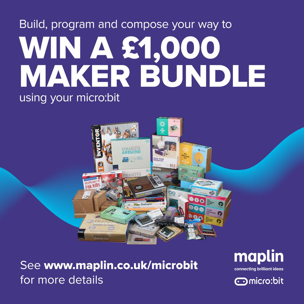 maplintweet's tweet photo. Learn more about our #MusicalMicrobits challenge on YouTube > https://t.co/mHi9mp3kLG
#Win a £1,000 Maker bundle > https://t.co/NnSDDIYrCa https://t.co/3GNQDIkgxT