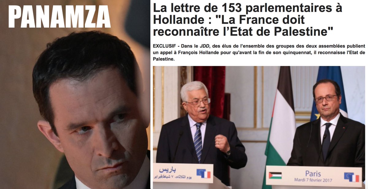 Reconnaissance de l'État palestinien : Benoît Hamon n'a pas signé l'appel des parlementaires