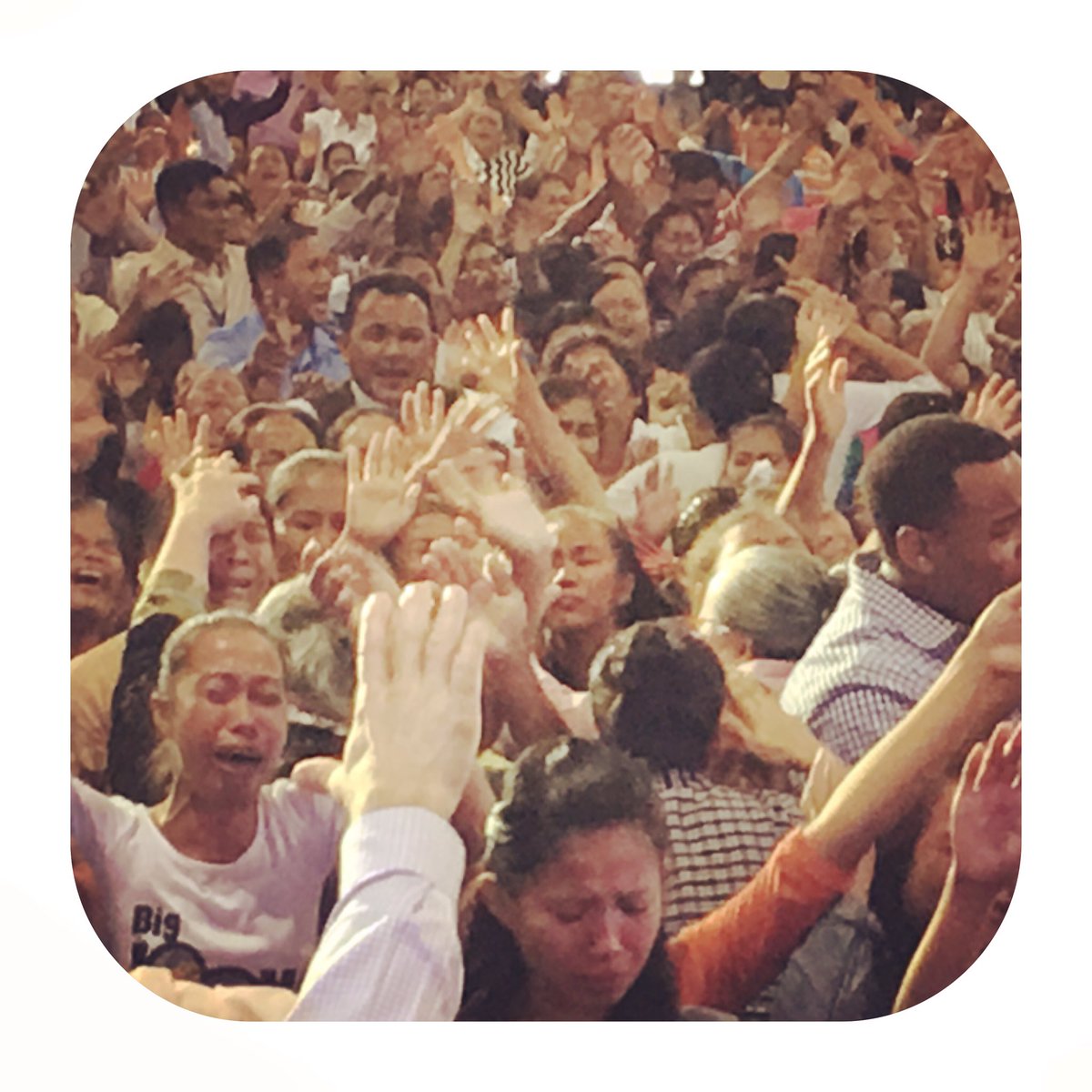 REJOICE! 220 receive the HOLY GHOST today in the final PHILIPPINE GenConf service-Palawan Island! #PAC4Him #everyinhabitedisle #Outpouring