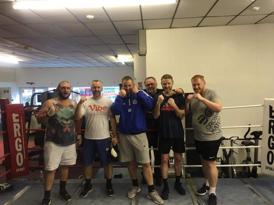 Great boxing session with the lads ..# hard work