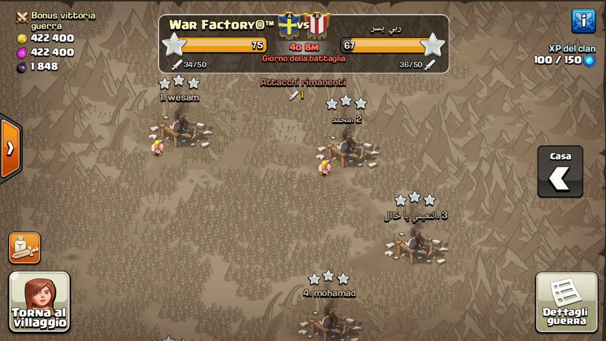 PerazClash's tweet photo. Go go go guys.. 27 consecutive wars without defeat https://t.co/rKuhuTy54T