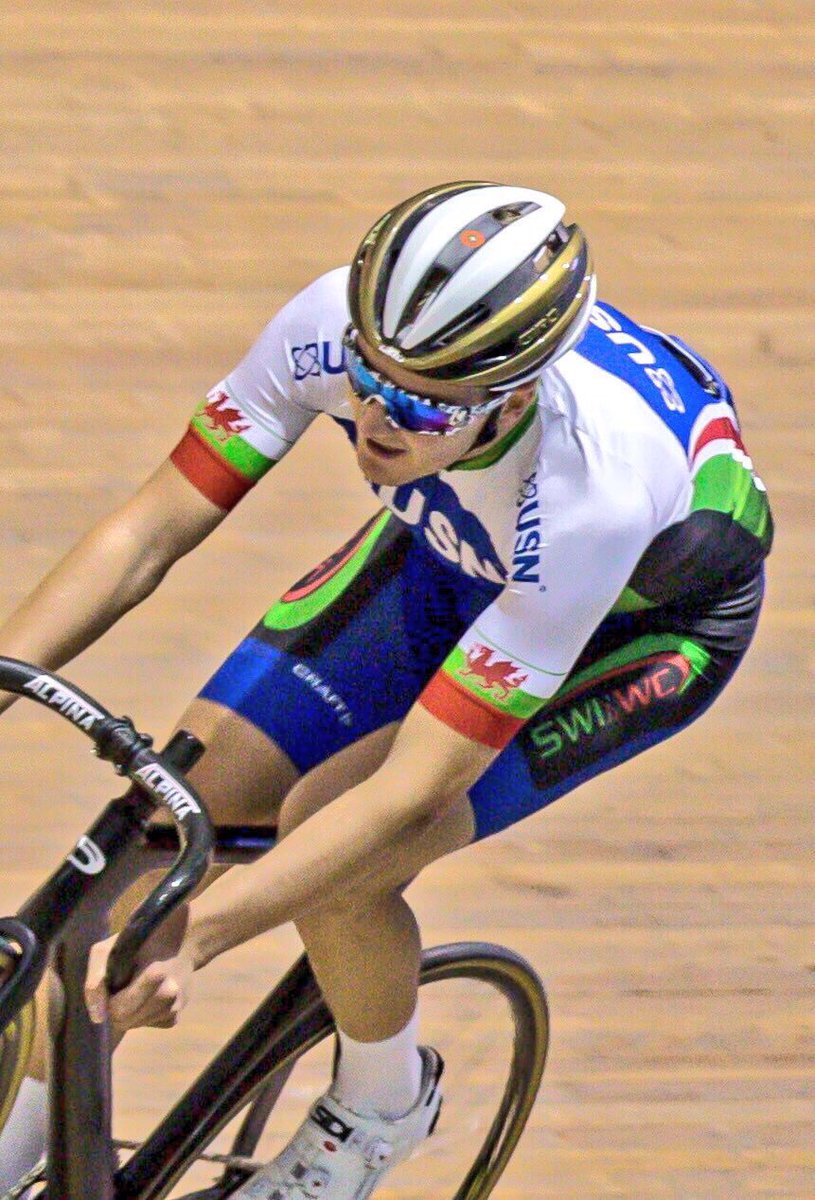 BeicioCymru's tweet photo. It's the final day of racing in LA!

Sprint @rachyjames1 
Keirin @Lewis_Oliva 
Madison @jonmould91 &amp; @_SamHarrison_ 

#TissotUCITrackWC https://t.co/2CVzdWXkwg