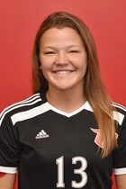 PolkStateSoccer's tweet photo. Meet #13 Kaitlyn Dickie /Freshman Midfielder. FUN FACT: "As a whole, I'm a type1 diabetic who loves the Red Sox &amp; the beach" @kaitlyndickiee https://t.co/TkwuabNlMq