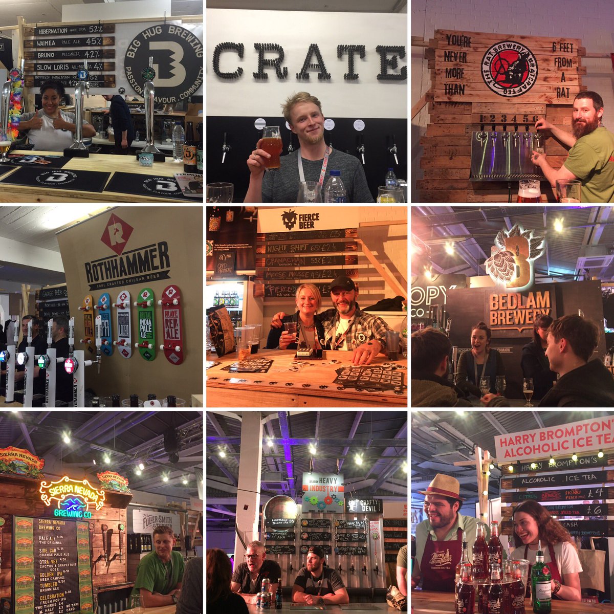 Just some of the great company we kept at #CraftBeerRising this year. 👌🏻Look forward to seeing you all next year! #CBR17 #craftbeer 🍻