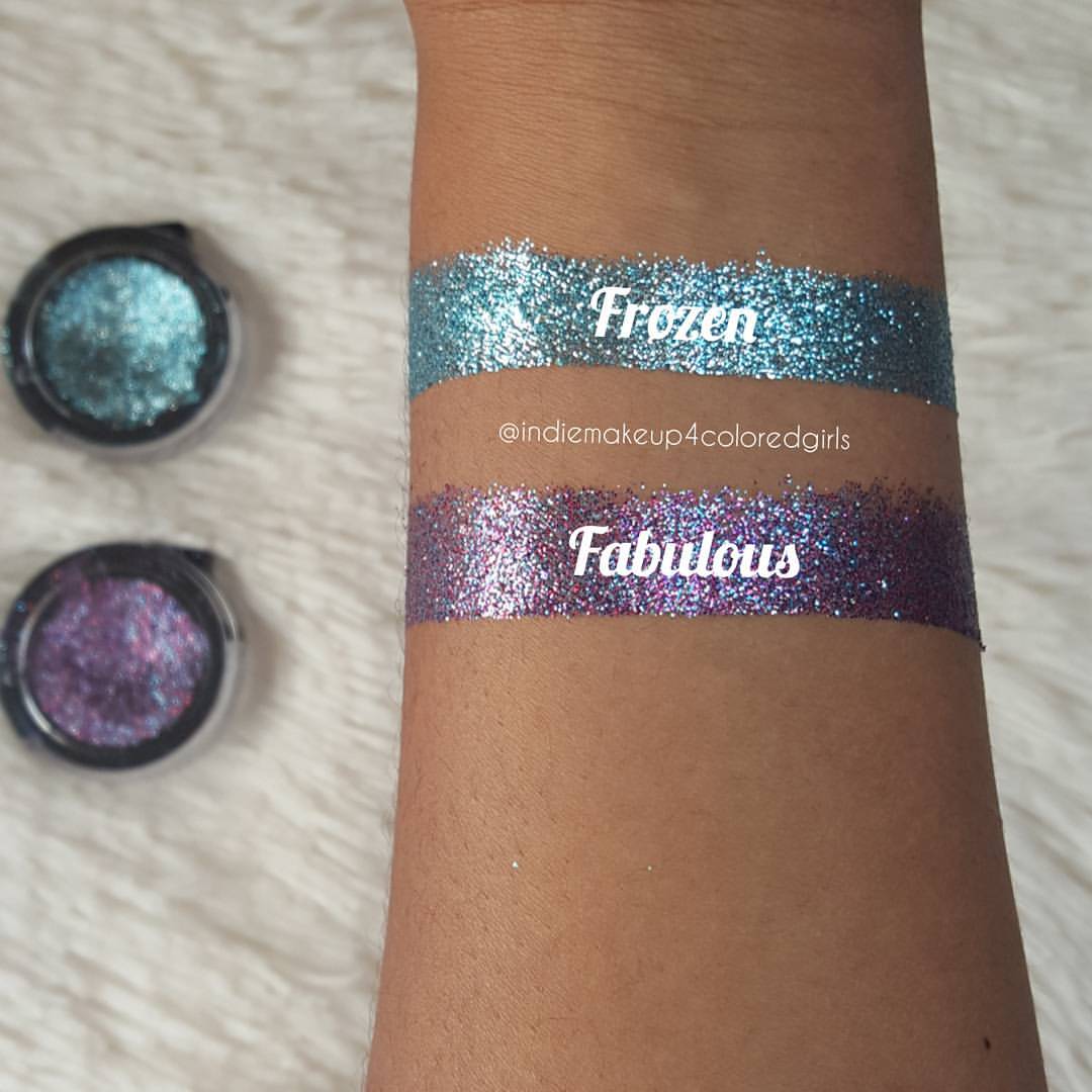 IndieMakeup4CG's tweet photo. These pressed glitters by Angel_eyez_pg on IG though.... <3 #pressedglitter #supportlocaltt #madeintrinidad #TrinidadCarnival2017 #glitter https://t.co/moUiyHVaGn