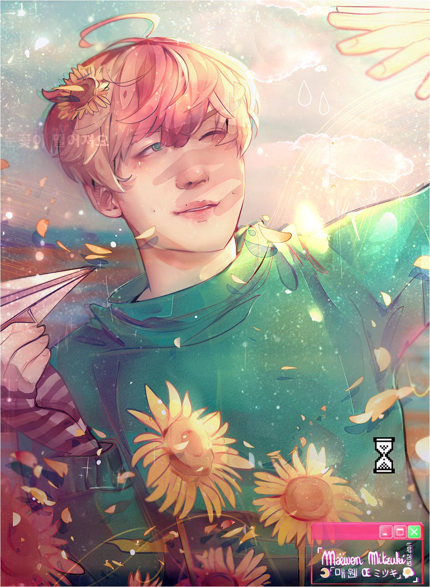 Maewen_OE's tweet photo. Spring Day - J-Hope ! 🌻 (❁´▽`❁)*✲ﾟ*
Snowflakes are falling~  Bless Hobi singing. ♥
#jhope #hoseok #bts #btsfanart #제이홉 #호석 https://t.co/zV7k5Gw6BA