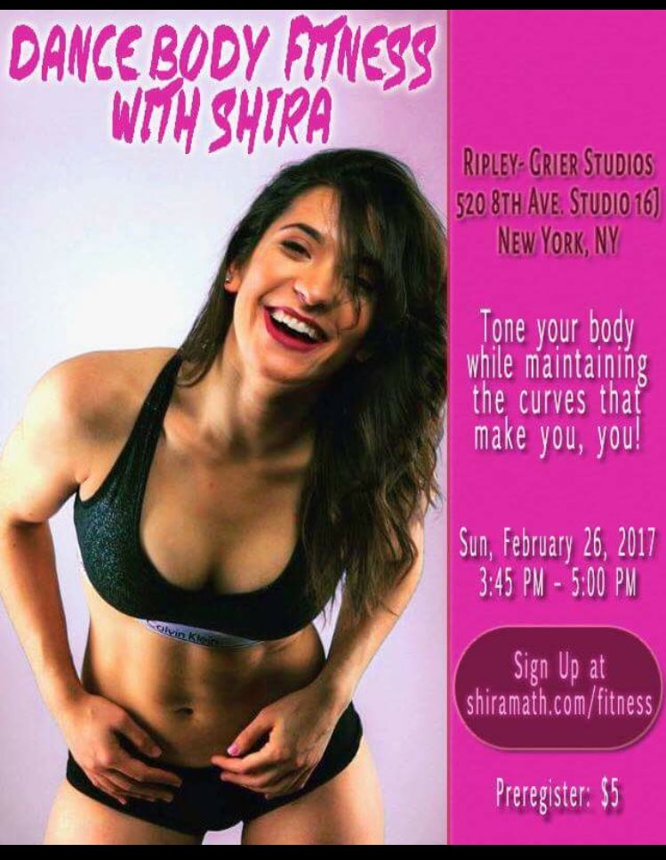 FitStevesTips's tweet image. Women of #NYC / #NewYork check out my #inspiring #fitspo friend @DancinShiraBird! Helping women get #fit + #healthy through dance