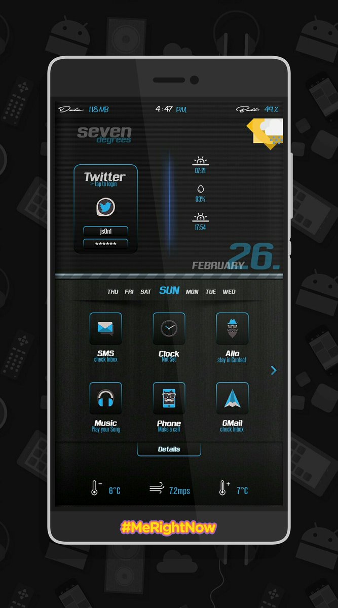 js0n1's tweet image. Remake of an previous Setup ... #zooper #widgetlocker #homescreen #lockscreen #android