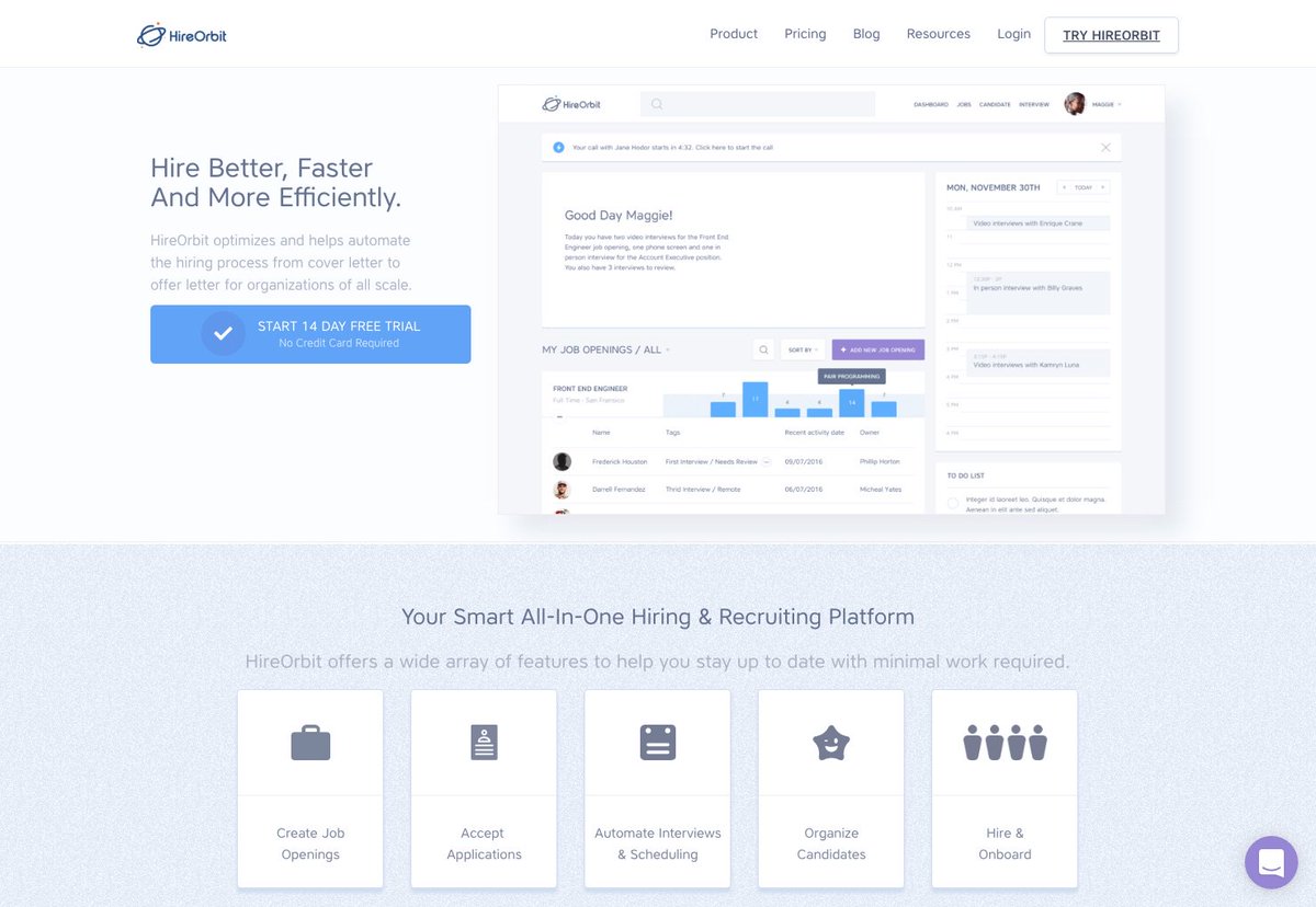 CompareMatch's tweet photo. HireOrbit: Your Smart All-In-One Hiring &amp; Recruiting Platform. https://t.co/1Ahb8WKi61 #HRTech #ATS #Startup @HireOrbitHQ https://t.co/7RtrTpXDZB