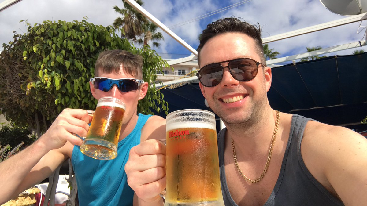 kennethbrown81's tweet photo. Tenerife training camp day one. 🍻🙃 https://t.co/GjapimPq98