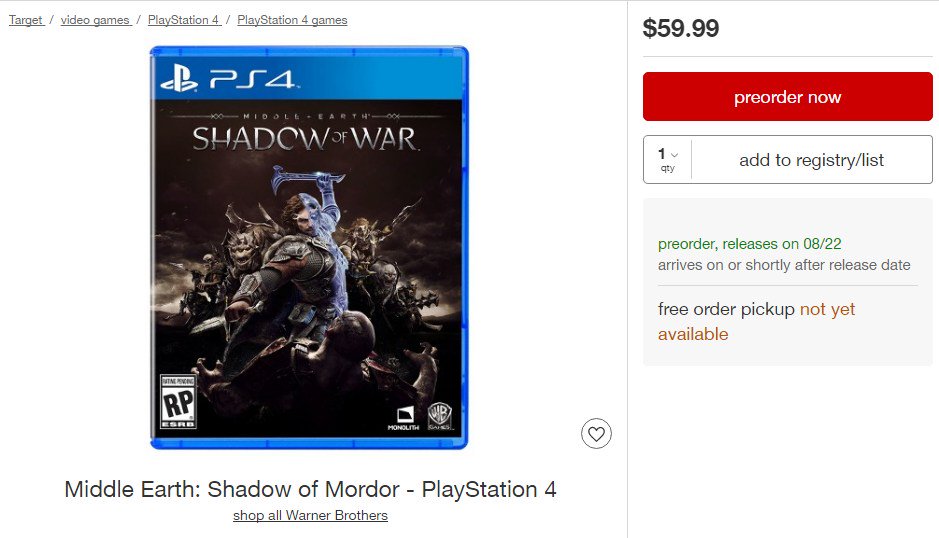 The sequel to 'Shadow of Mordor' arrives August 22nd