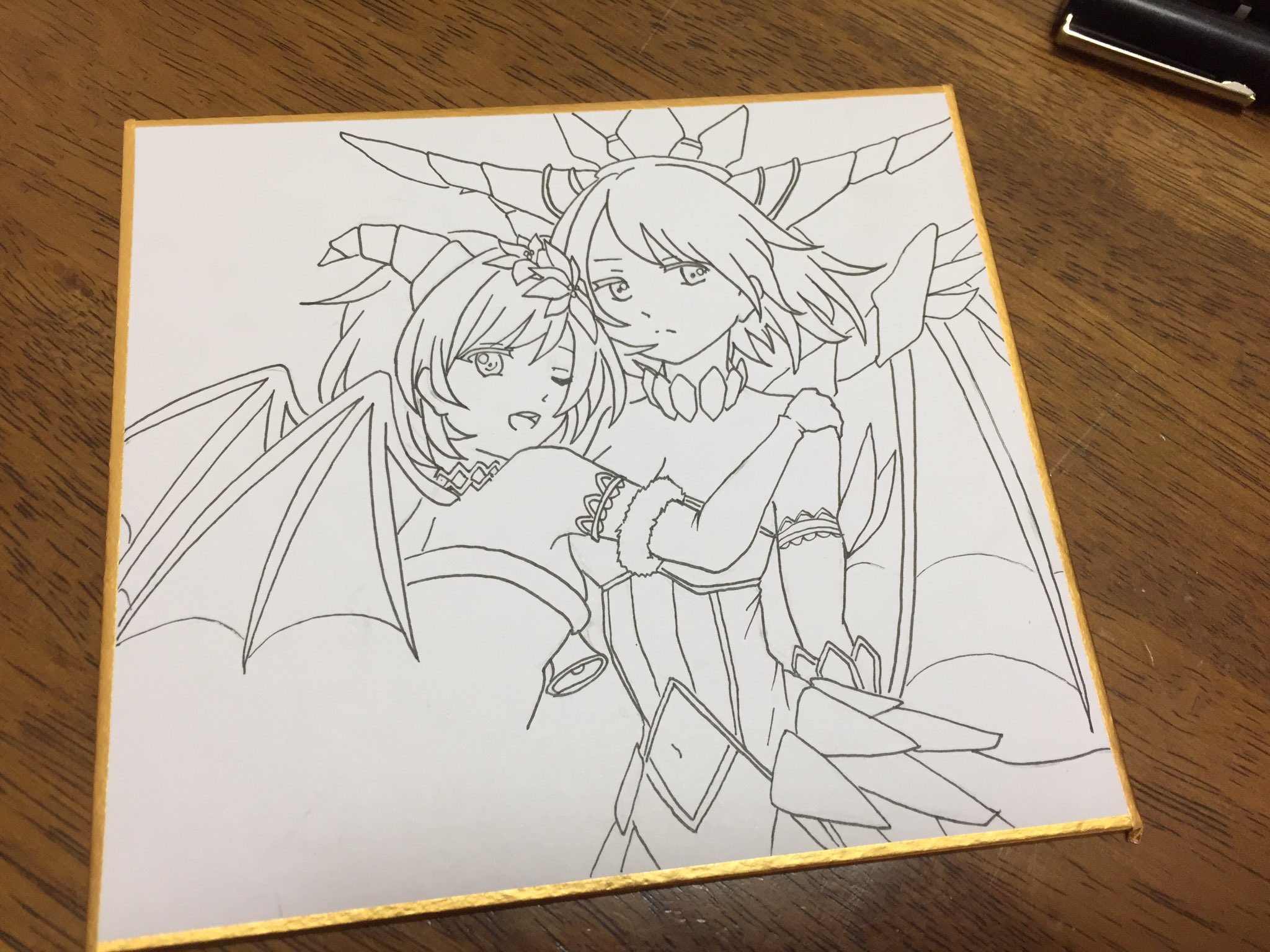 W O ひらっち 絵垢 O 絵描きさんと繋がりたい イラスト イラスト基地 イラストの森 イラスト王国 絵描きの輪 下書き 絵描き 落書き 落書き好きさんと繋がりたい イラスト完成 モンスト オルガ オリガ 描いてみた T Co V5yvjskrlm