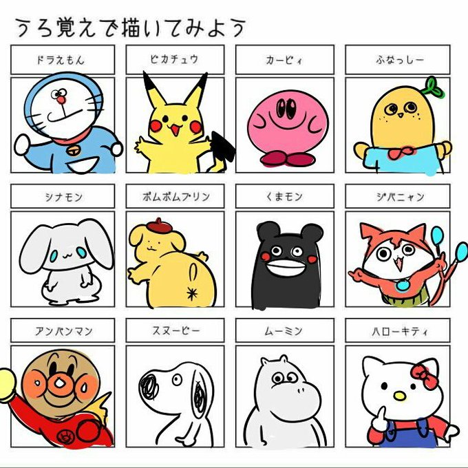 23うろ覚えで描いてみよう を含むマンガ一覧 古い順 3ページ ツイコミ 仮