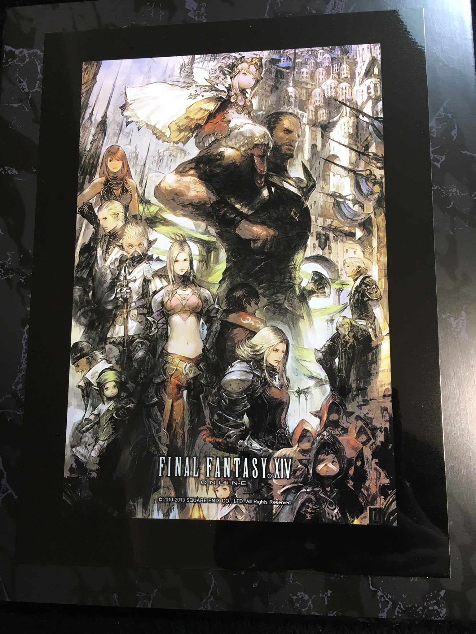 FF14 エオルゼアカフェ 都市アクリルアート盾(リムサ・ロミンサ