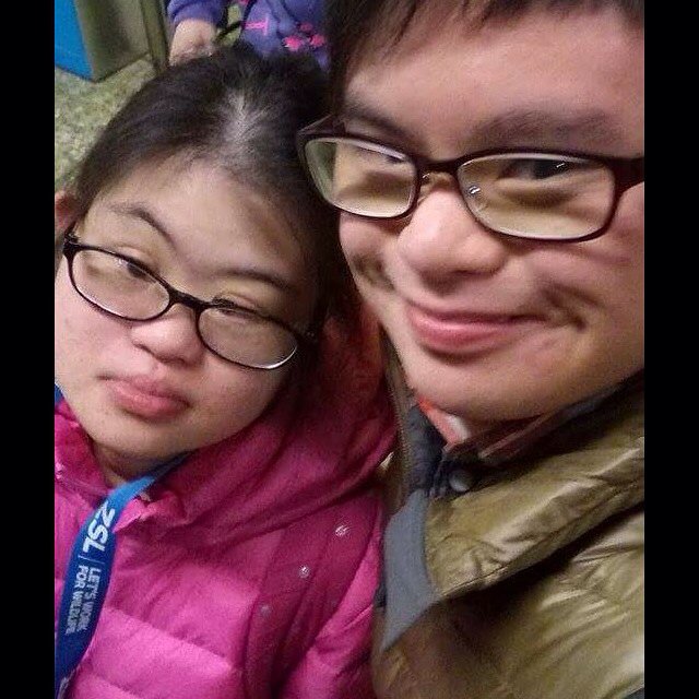 This me and my new friend