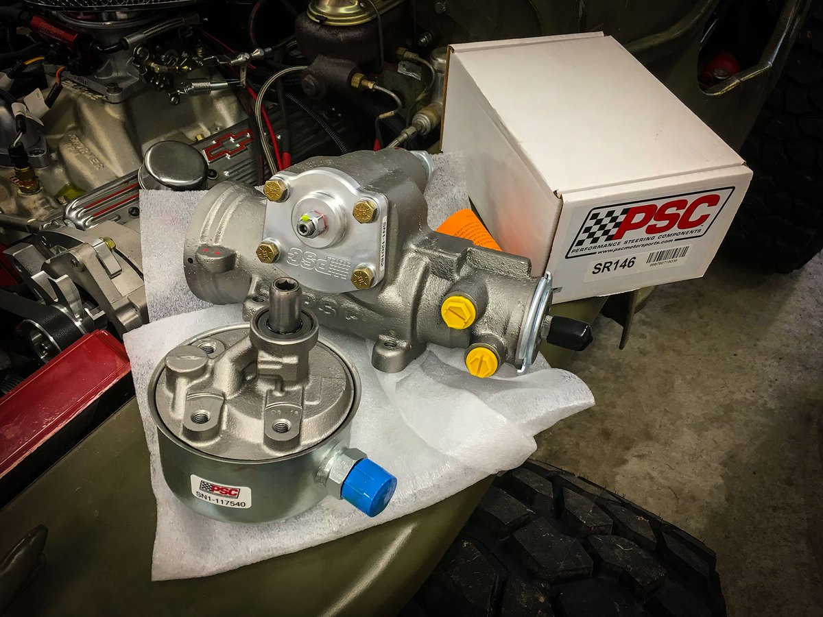 Time to get the steering wrapped up on my Flatfender. New PSC Motorsports  parts going on today!