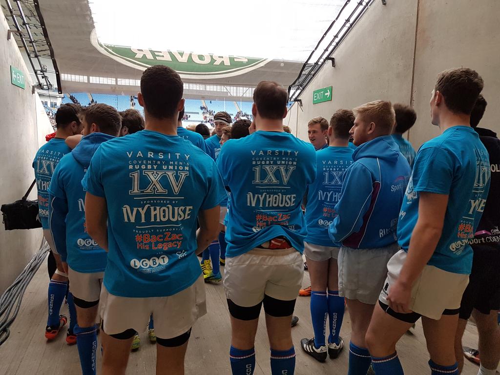 CUSUSportSabb's tweet photo. Proud to announce that @CovUniRFC are dedicating their performance today to @BacZac20. https://t.co/u5LBY84gYQ