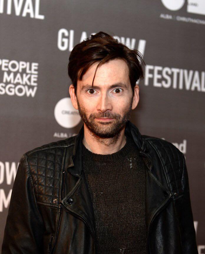 David Tennant meeting the press before the premiere of Mad To Be Normal - 26/2/17