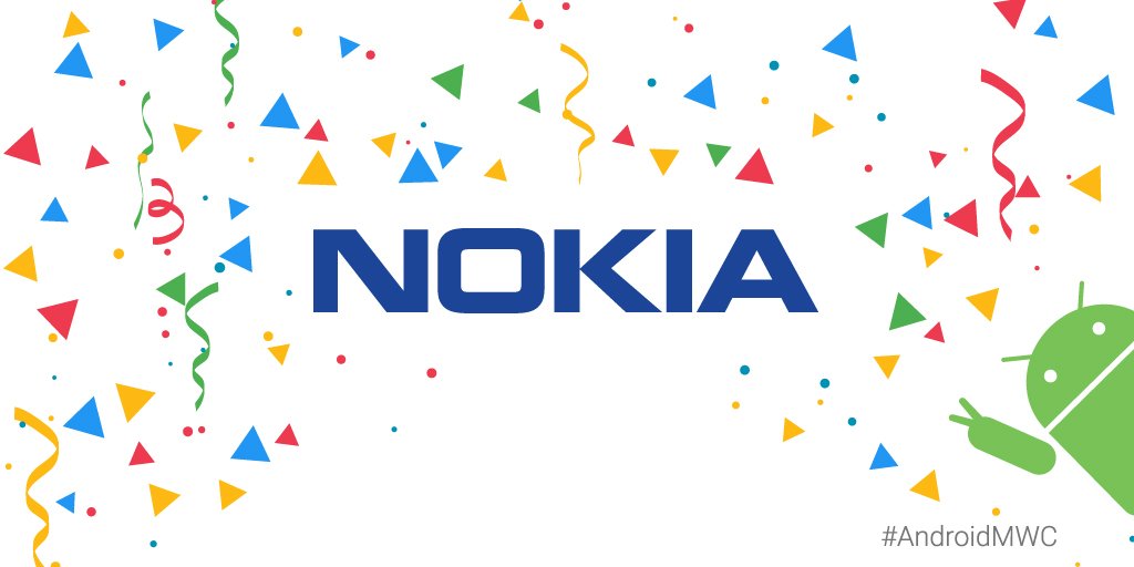 Android's tweet photo. Clean &amp; simple look: ✔️ The latest updates: ✔️ Nougat: ✔️ 
There’s a lot to ❤️ with @Nokia &amp; #Android. Welcome to the fam! #AndroidMWC https://t.co/6JmRtVm9Sm
