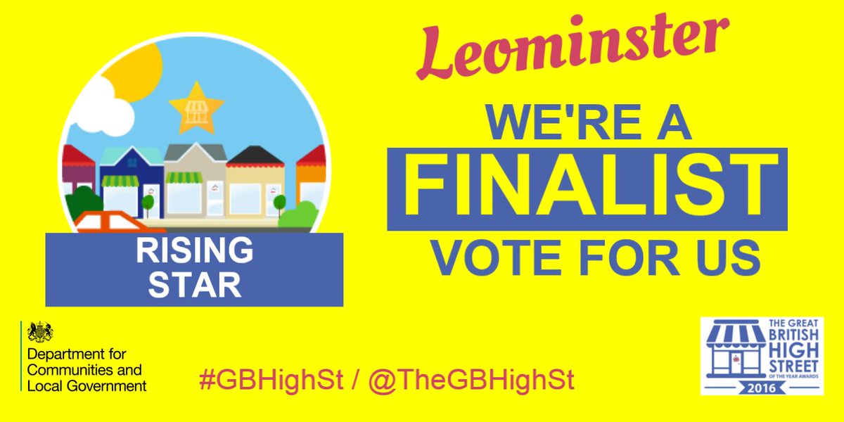 ShopLeominster's tweet photo. #Leominster could never have achieved #finalist position in @TheGBHighSt Awards 2016 without #collaboration #ih https://t.co/1XMYyKe00y