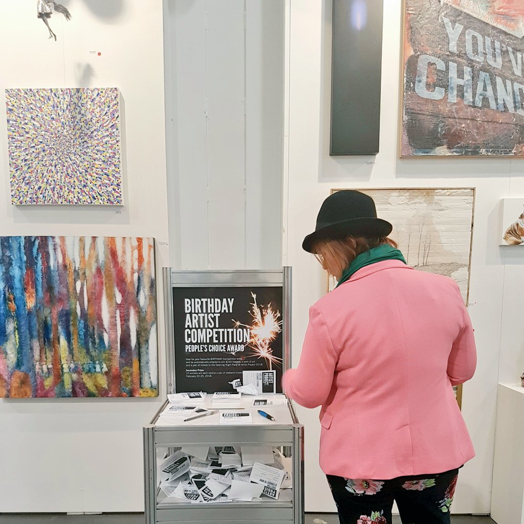 artistprojectTO's tweet photo. Remember to VOTE for your favourite #BIRTHDAY artist competition piece! #ArtistProject17 https://t.co/qI1MQf9pjc