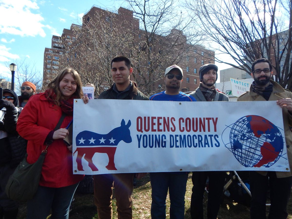 Thank you to all our members who came out to Queens Stands Together Rally today! #QueensStrong #QueensStandsTogether