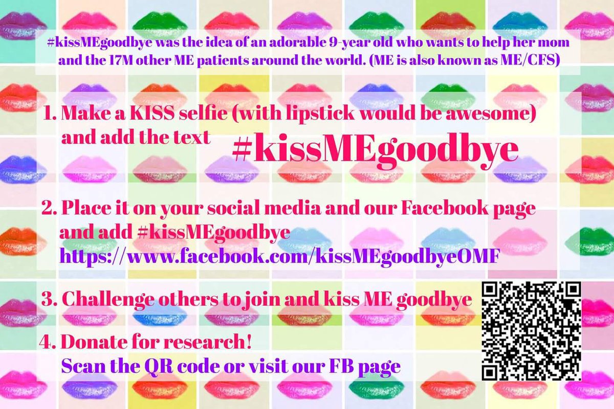 Kim_BeadingME's tweet photo. All #pwme wants to get better and live. Join us and #kissMEgoodbye. #kissfie #donate # nominate https://t.co/eDMjFINeGl