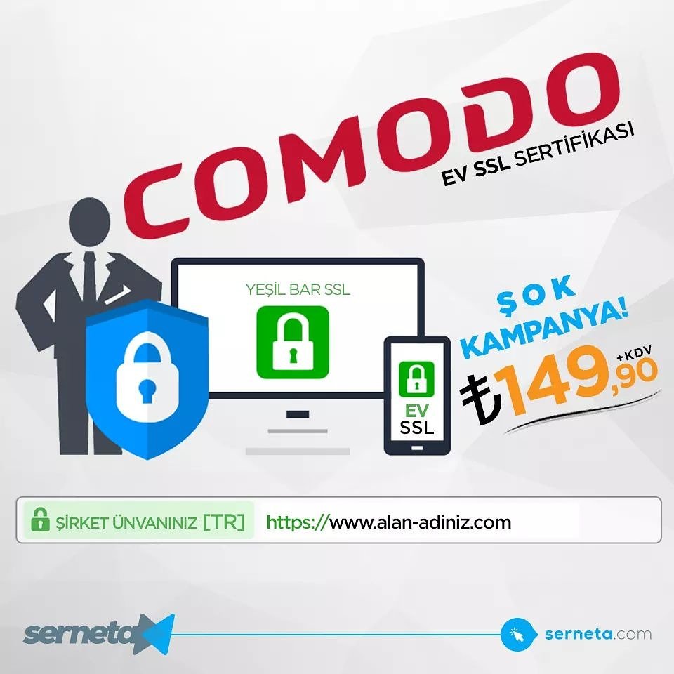 sernetacom's tweet image. ŞOK KAMPANYA!
Comodo Ev Ssl || ₺149,90+Kdv

serneta.com/comodo-ev-ssl.…

#comodo #comodossl #comodoevssl #evssl  #ssl #sslsertifikası #serneta