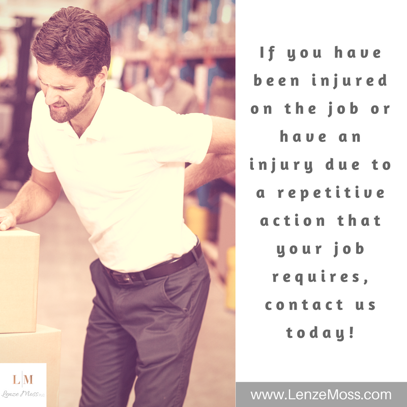 If you have been injured on the job or have an injury due to a repetitive action that your job requires, contact us! bit.ly/2hzUFgq
