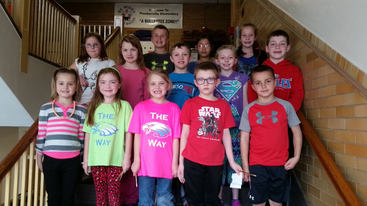 pv_principal's tweet photo. Pemberville's weekly "Caught Being Good" drawing winners! https://t.co/GMCX2TgGkz